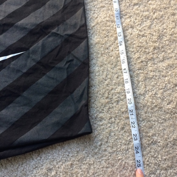 Nike Thick Cotton Canvas Tie String Travel Bag In Black & Grey - Picture 4 of 9